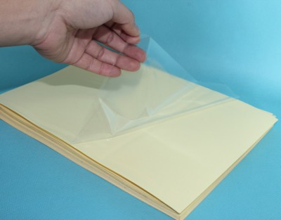 สติกเกอร์ STICKER A4 PVC - CLEAR SHEET