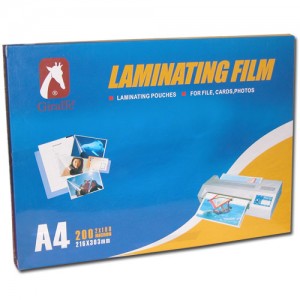 LAMINATE FILM A4 พลาสติกเคลือบบัตร