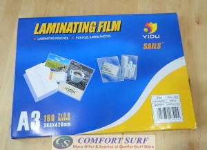 LAMINATE FILM A3 - พลาสติกเคลือบบัตร